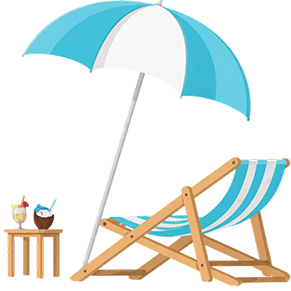 beach setup