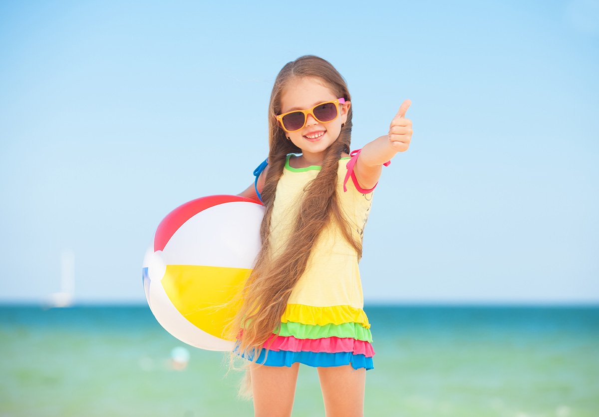 beach with ball