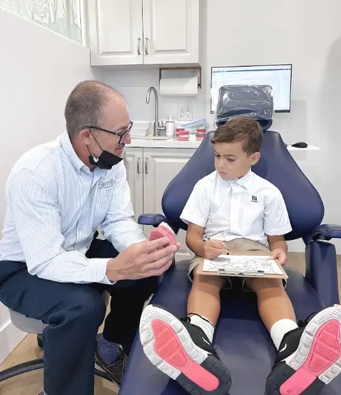 Dr. West with LIam